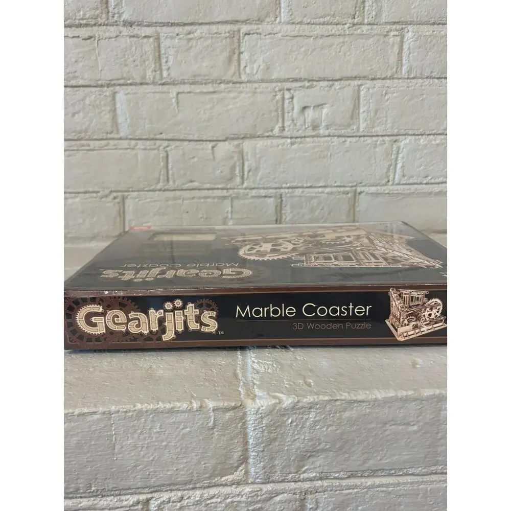 Mindware Gearjits Marble Coaster 3D Wooden Puzzle New Sealed